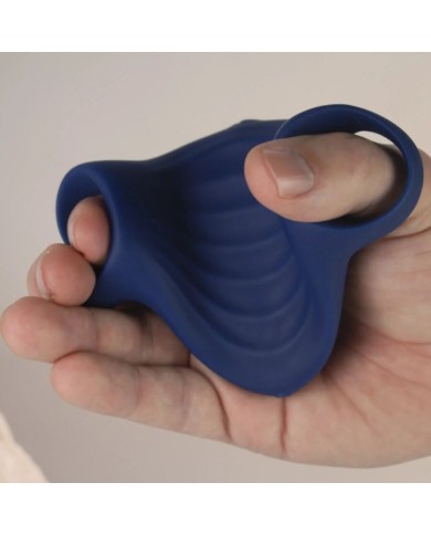 ROCKS OFF PALM MASTURBADOR VIBRADOR FLEXIBLE AZUL