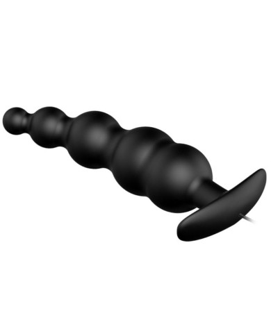 PRETTY LOVE PLUG ANAL SILICONA ESTIMULACION EXTRA Y 12 MODOS VIBRACION NEGRO CONTROL REMOTO