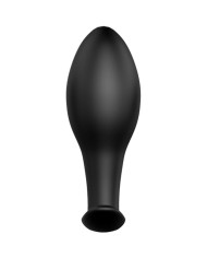 PRETTY LOVE PLUG ANAL SILICONA FORMA ANCLA 12 MODOS VIBRACION NEGRO