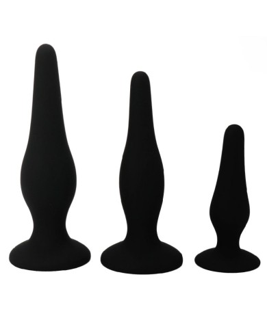PRETTY LOVE KIT INICIACION ANAL PLUGS SILICONA
