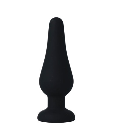 INTENSE ANAL PLUG PIPO M SILICONE NEGRO 11 CM