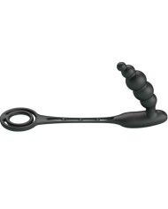 PRETTY LOVE ANILLOS PENE CON PLUG VIBRADOR