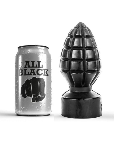 ALL BLACK PLUG ANAL 14 CM