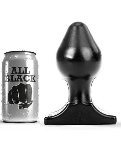 ALL BLACK ANAL PLUG 16X8 CM