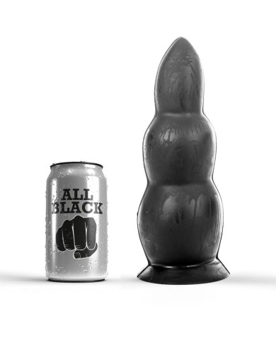 ALL BLACK ANAL PLUG 23 CM