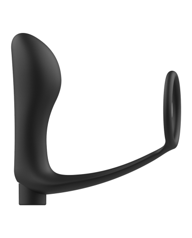 ADDICTED TOYS ANILLA PENE CON PLUG ANAL CONTROL REMOTO NEGRO RECARGABLE