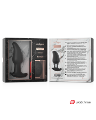 ANBIGUO WATCHME CONTROL REMOTO PLUG ANAL VIBRADOR CON ROTACION DE PERLAS AMADEUS