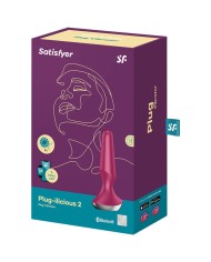 SATISFYER PLUG ILICIOUS 2 PLUG VIBRADOR BERRY