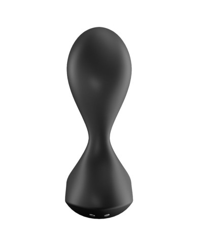 SATISFYER SWEET SEAL PLUG VIBRADOR APP NEGRO