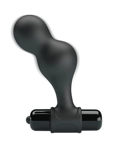 MR PLAY PLUG ANAL VIBRADOR DE SILICONA NEGRO