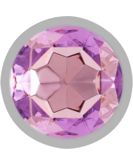 INTENSE PLUG ANAL METAL ALUMINIO CON CRISTAL VIOLETA TALLA S