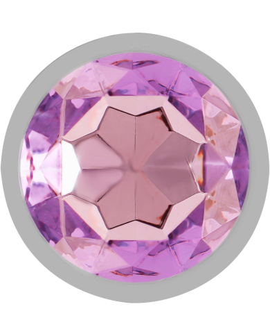 INTENSE PLUG ANAL METAL ALUMINIO CON CRISTAL VIOLETA TALLA L