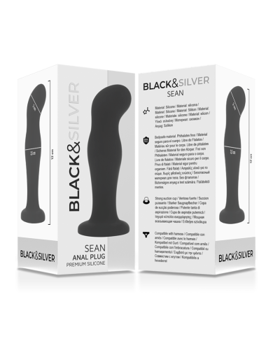 BLACKSILVER SEAN PLUG ANAL SILICONA PREMIUM NEGRO
