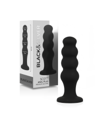 BLACKSILVER SCOTT PLUG ANAL SILICONA PREMIUM NEGRO