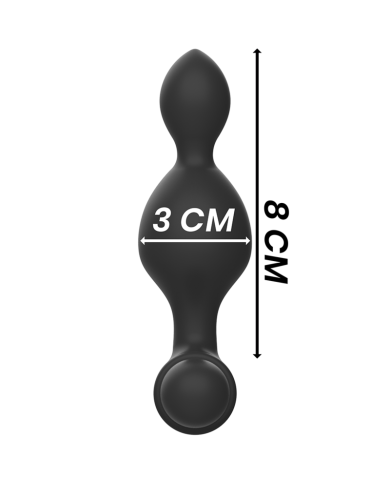 BLACKSILVER TUCKER PEQUENO PLUG ANAL SILICONA CONTROL REMOTO