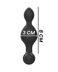 BLACKSILVER TUCKER PEQUENO PLUG ANAL SILICONA CONTROL REMOTO