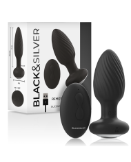 BLACKSILVER WELLS PLUG ROTADOR ANAL SILICONA CONTROL REMOTO
