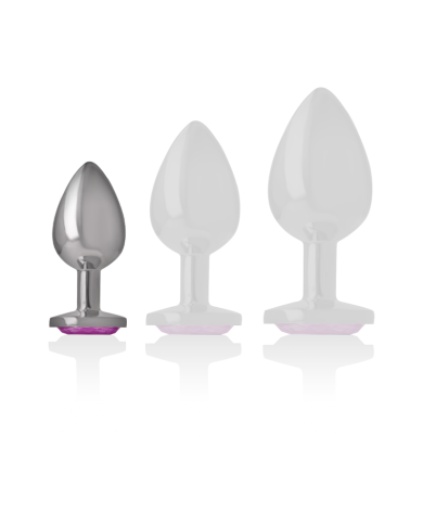 INTENSE PLUG ANAL METAL ALUMINIO CORAZON ROSA TALLA S