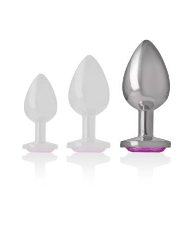 INTENSE PLUG ANAL METAL ALUMINIO CORAZON ROSA TALLA L