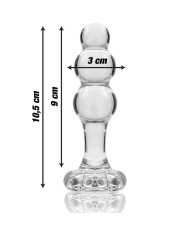 NEBULA SERIES BY IBIZA MODELO 1 PLUG CRISTAL TRANSPARENTE 105 CM O 3 CM