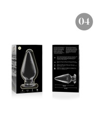 NEBULA SERIES BY IBIZA MODELO 4 PLUG CRISTAL TRANSPARENTE 11 CM O 5 CM