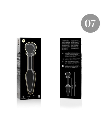 NEBULA SERIES BY IBIZA MODELO 7 PLUG CRISTAL TRANSPARENTE 135 CM O 3 CM