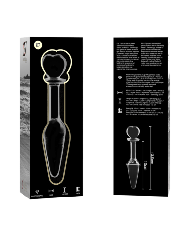 NEBULA SERIES BY IBIZA MODELO 7 PLUG CRISTAL TRANSPARENTE 135 CM O 3 CM