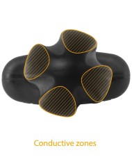 ELECTRASTIM TARTARUS PLUG ANAL SILICONA QUADRIPOLAR NEGRO