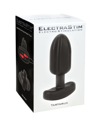 ELECTRASTIM TARTARUS PLUG ANAL SILICONA QUADRIPOLAR NEGRO