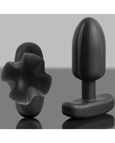 ELECTRASTIM TARTARUS PLUG ANAL SILICONA QUADRIPOLAR NEGRO