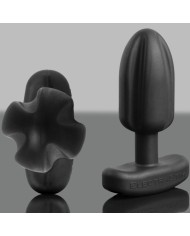 ELECTRASTIM TARTARUS PLUG ANAL SILICONA QUADRIPOLAR NEGRO