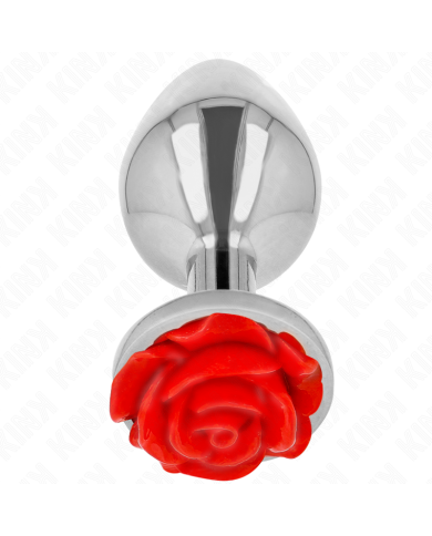 KINK PLUG ANAL ROSA ROJA TALLA L