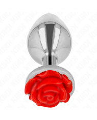 KINK PLUG ANAL ROSA ROJA TALLA L