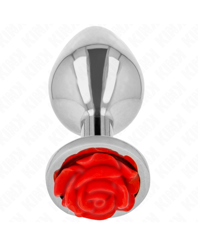 KINK PLUG ANAL ROSA ROJA TALLA M
