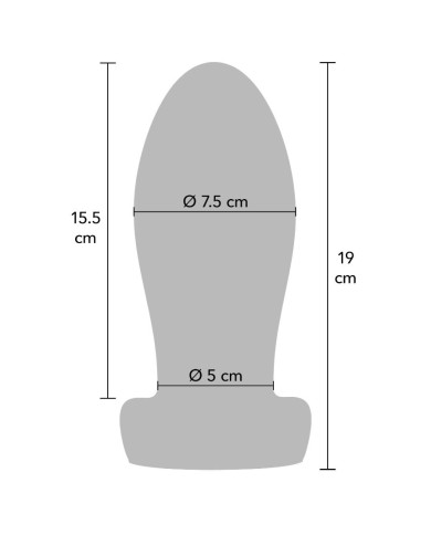 HIDDEN DESIRE EXTREME HEAVY STRETCHER PLUG ANAL XL