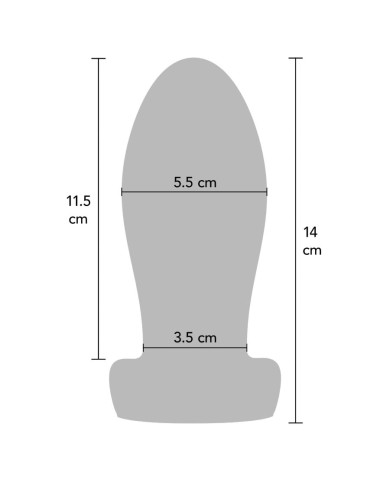 HIDDEN DESIRE EXTREME HEAVY ANAL STRETCHER PLUG M