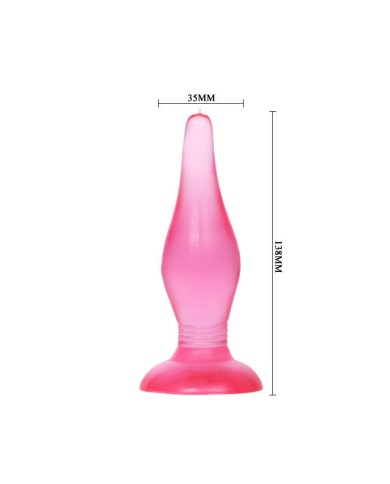 BAILE PLUG ANAL TACTO SUAVE LILA 142 CM