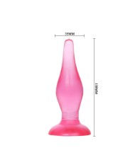 BAILE PLUG ANAL TACTO SUAVE LILA 142 CM