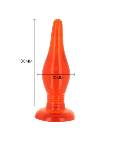 BAILE PLUG ANAL TACTO SUAVE ROJO 142 CM