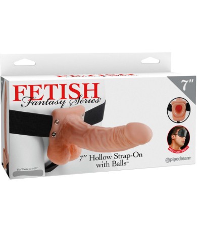 FETISH FANTASY SERIES 7 HOLLOW STRAP ON WITH BALLS 178CM NATURAL FETISH FANTASY SERIES 7 HOLLOW STRAP ON WITH BALLS 178CM NATURAL