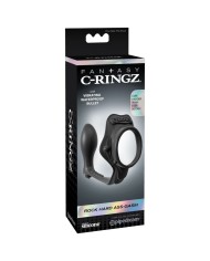 FANTASY C RINGZ ROCK HARD ANILLO POTENCIADOR CON PLUG ANAL