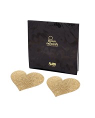 BIJOUX INDISCRETS PEZONERAS FLASH CORAZON DORADO