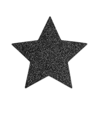 BIJOUX INDISCRETS PEZONERAS FLASH ESTRELLA NEGRO