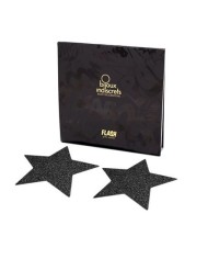 BIJOUX INDISCRETS PEZONERAS FLASH ESTRELLA NEGRO