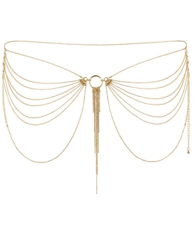 BIJOUX MAGNIFIQUE JOYA DE CADENAS METLICAS PARA CINTURA DORADA