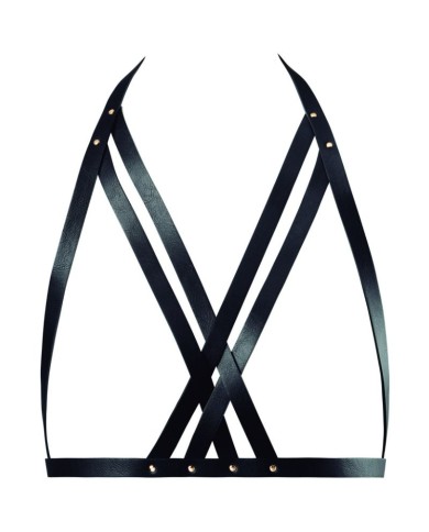 BIJOUX INDISCRETS MAZE SUJETADOR CON CORREAS NEGRO