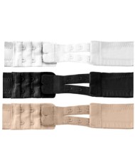 BYE BRA EXTENSORES DE CONTORNO FLEXIBLES 2 GANCHOS 3 UDS