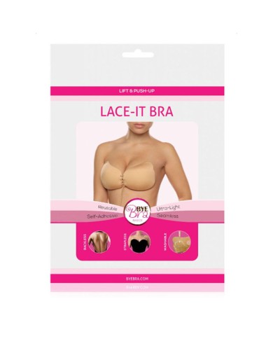 BYE BRA LACE IT REALZADOR PUSH UP NEGRO COPA B
