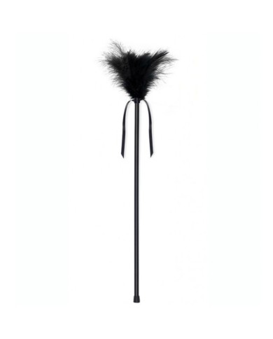 SECRETPLAY PLUMERO PLUMAS NEGRO 40 CM