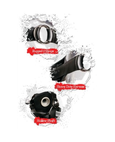 FETISH FANTASY EXTREME ARNES CON DILDO NEGRO 305 CM HUECO